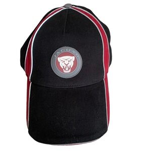 Jaguar Black Burgundy Growler Graphic Baseball Cap Adjustable